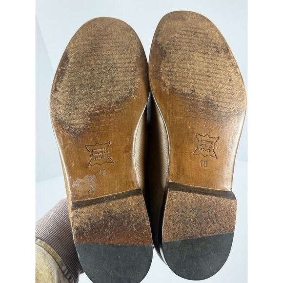 Nettleton Mens 10W Leather Loafer Slip On Brown Tan Tassel Dress Shoes Office main image 12